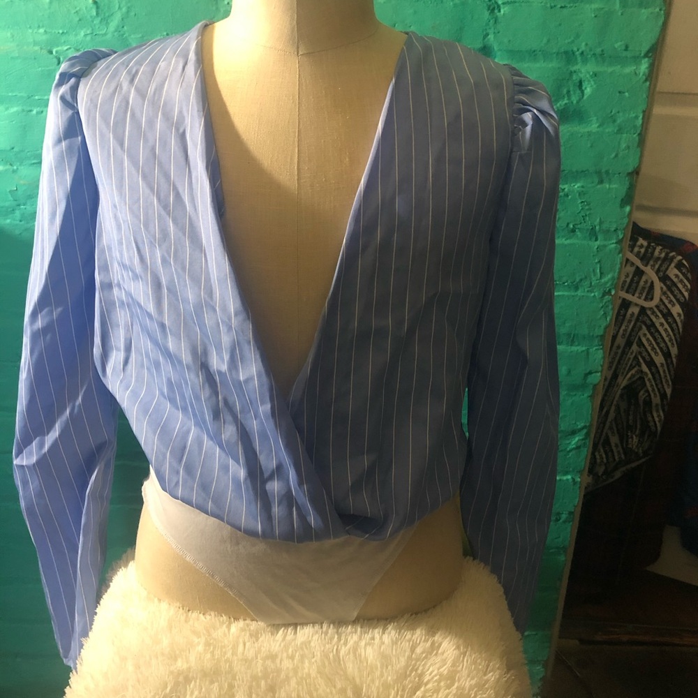 PrettyLittleThing Striped Bodysuit